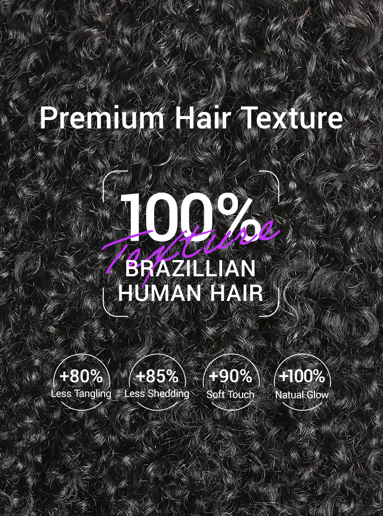 New Customers Only | Beginner Friendly 220% Density Glueless 5x5 Closure Pre-Cut Lace Afro Curly Wig Flexi-Fit Drawstring Cap-15