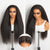 Halo Hair Style All-Day Comfort Wig 4C Kinky Edges Kinky Straight Glueless 7x6 Closure HD Lace Human Hair Wig Pre-Cut Lace
