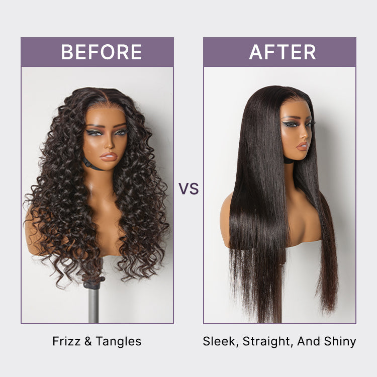 US only | 1PC Hair Straightener,  Up to 460°F, Quick, Smooth & Frizz-Free Styling Tool for Wigs and Natural Hair, Travel-Friendly | Add-on item