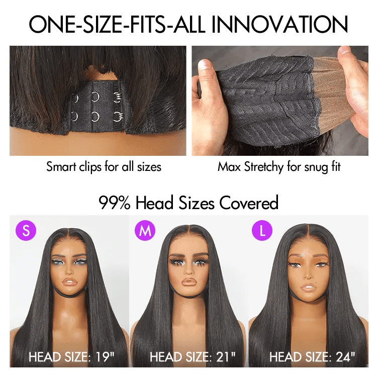 Melted Hair 150% Ash Blonde Wavy / Curly Bob Wig Glueless Minimalist Lace Pre-Cut Lace Wig – Style 8554