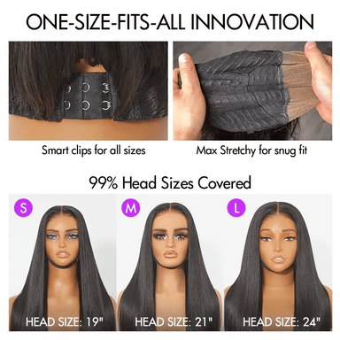 Melted Hair 150% Ash Blonde Wavy / Curly Bob Wig Glueless Minimalist Lace Pre-Cut Lace Wig – Style 8554