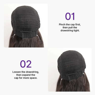 MyOwn-Fit PartingMax Glueless Personalized Comfort Wig 180% Density Loose Body Wave 7x6 Closure HD Lace Wig Pre Cut & Plucked & Bleached Ready to Go