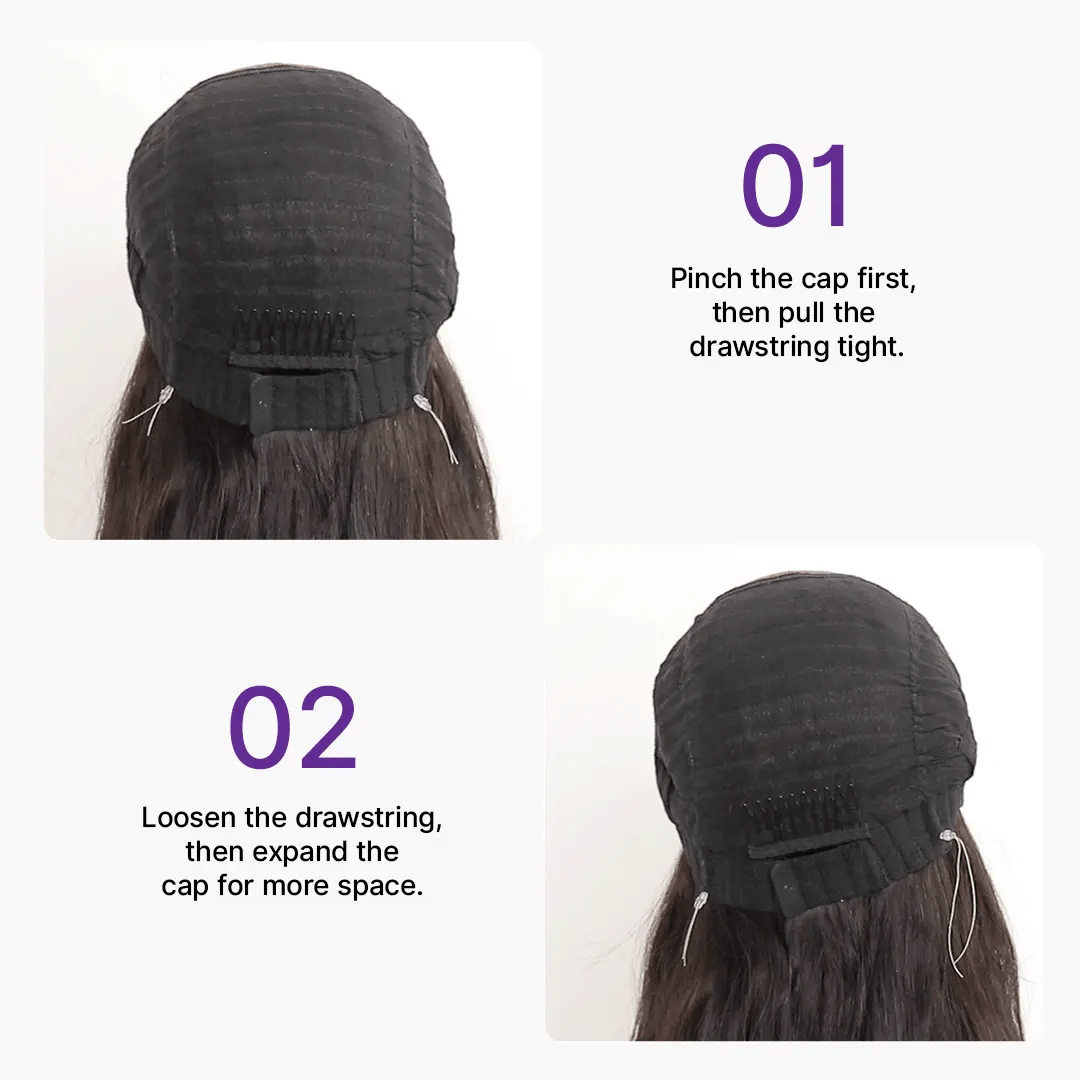 MyOwn-Fit PartingMax Glueless Personalized Comfort Wig 180% Density Loose Body Wave 7x6 Closure HD Lace Wig Pre Cut & Plucked & Bleached Ready to Go