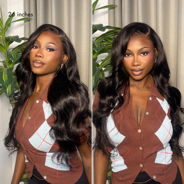MyOwn-Fit PartingMax Glueless Personalized Comfort Wig 180% Density Loose Body Wave 7x6 Closure HD Lace Wig Pre Cut & Plucked & Bleached Ready to Go