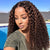 VIP ONLY | 180% Density Copper Highlight Kinky Curly Glueless 5x5 Closure Lace Curly Wig