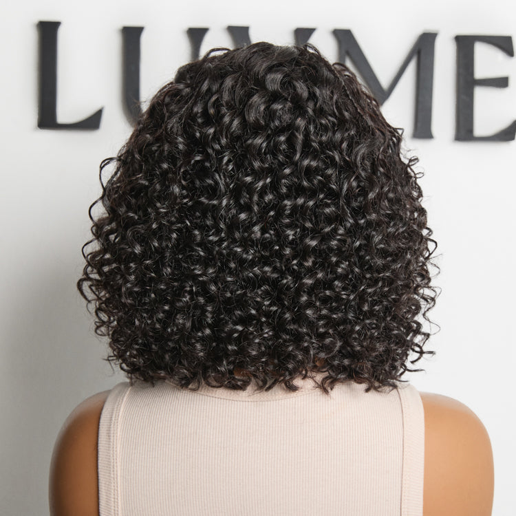 Tiktok Exclusive Deal | Boho Braids Deep Curly Glueless 5x5 Closure Lace with Braided Top Human Hair Wig Pre-Cut Lace