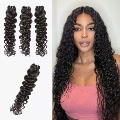 Melted Hair 100% Natural Black Body Wave Hair Bundles – Style 4365