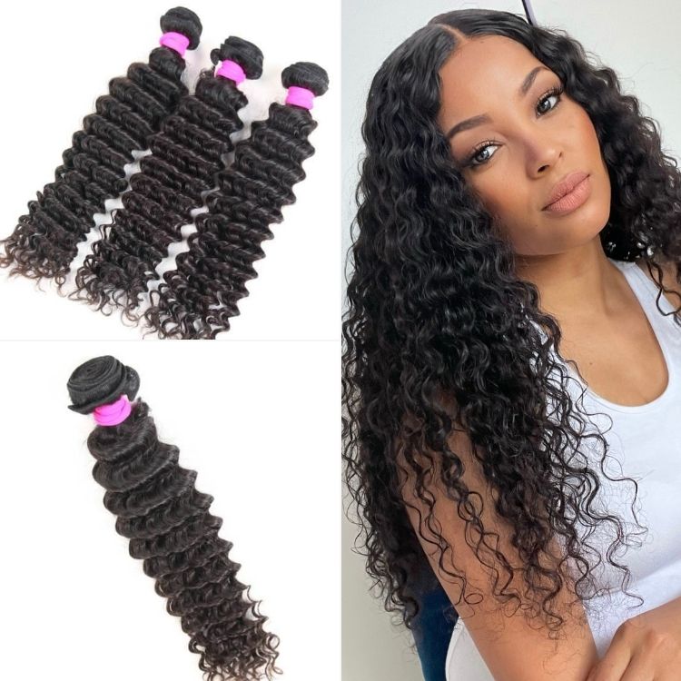 Melted Hair 100% Natural Black Body Wave Hair Bundles – Style 4365
