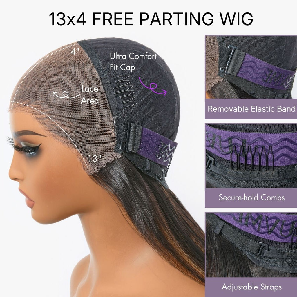 Readitress Chic & Voluminous 180% Density Pre-Braided Bouncy Curly Glueless Ear-to-ear 13x4 Frontal Lace Wig