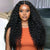 Limited Restock | Natural Black Water Wave 13x4 HD Lace Front Free Part Glueless Wig 100% Human Hair - US Only