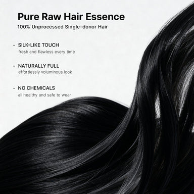 Amara | RawMagic -Natural Black Body Wave 5x5 Closure HD Lace Glueless Wig Human Hair