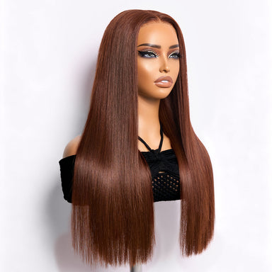 Eliana | RawMagic -  Chocolate Brown Silky Straight 5x5 Closure HD Lace Glueless Wig 100% Human Hair