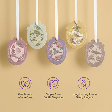 5pcs Halo Hair Style Fragrance Cards, Premium Long-Lasting Aroma