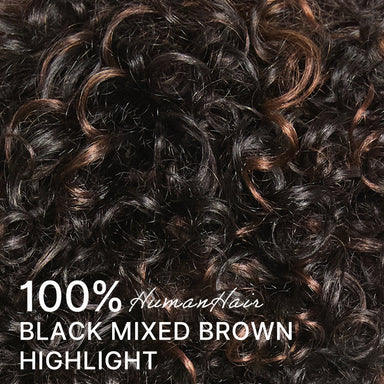 Beginner Friendly Throw On & Go Short Bouncy Curls with Bangs Glueless Wig 100% Human Hair - US Only