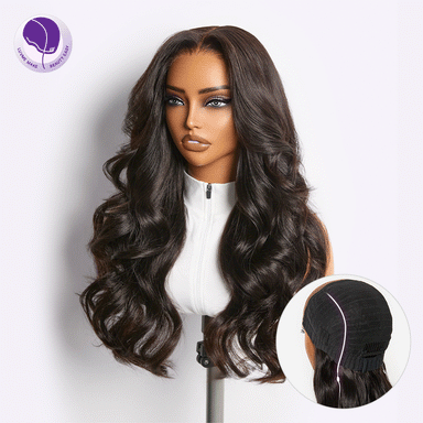 MyOwn-Fit PartingMax Glueless Wig 180% Density Light Yaki Body Wave 7x6 Closure HD Lace Wig Flexi-Fit Invisi Drawstring Cap & Pre-Cut Lace