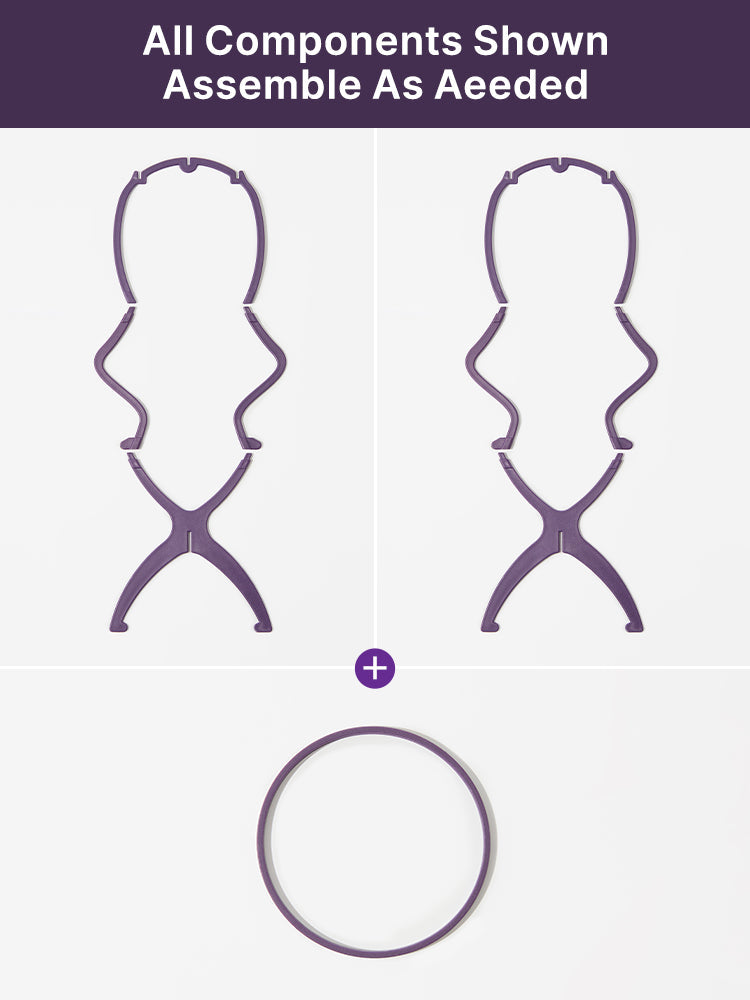 US ONLY - 1pc/3pcs Portable Wig Stand Durable Collapsible Wig Holder for All Wig