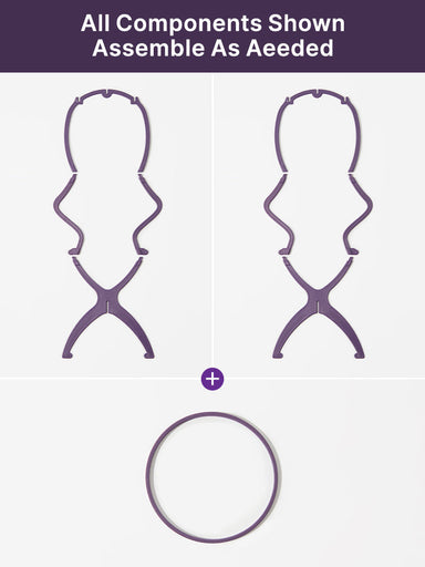 US ONLY - 1pc/3pcs Portable Wig Stand Durable Collapsible Wig Holder for All Wig