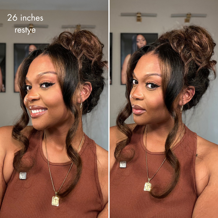 New Customers Only | NatureMAX 200% / 250% Density Loose Wave Glueless 13x6 HD Lace Front Wig Human Hair Pre-Cut Lace Flexi-Fit Drawstring Cap