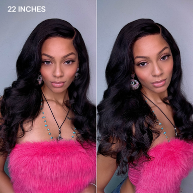 MyOwn-Fit 360 HD Lace Body Wave Wig Flexi-Fit Invisi Wig Pre-Cut Lace Natural Hairline