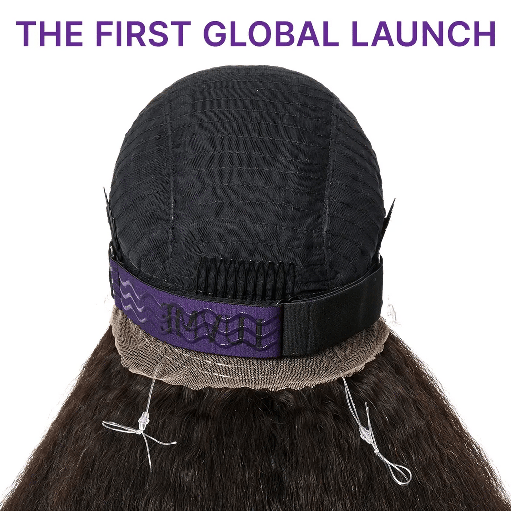 MyOwn-Fit 360 HD Lace Free Parting Water Wave Wig Flexi-Fit Invisi Drawstring Cap & Pre-Cut Lace
