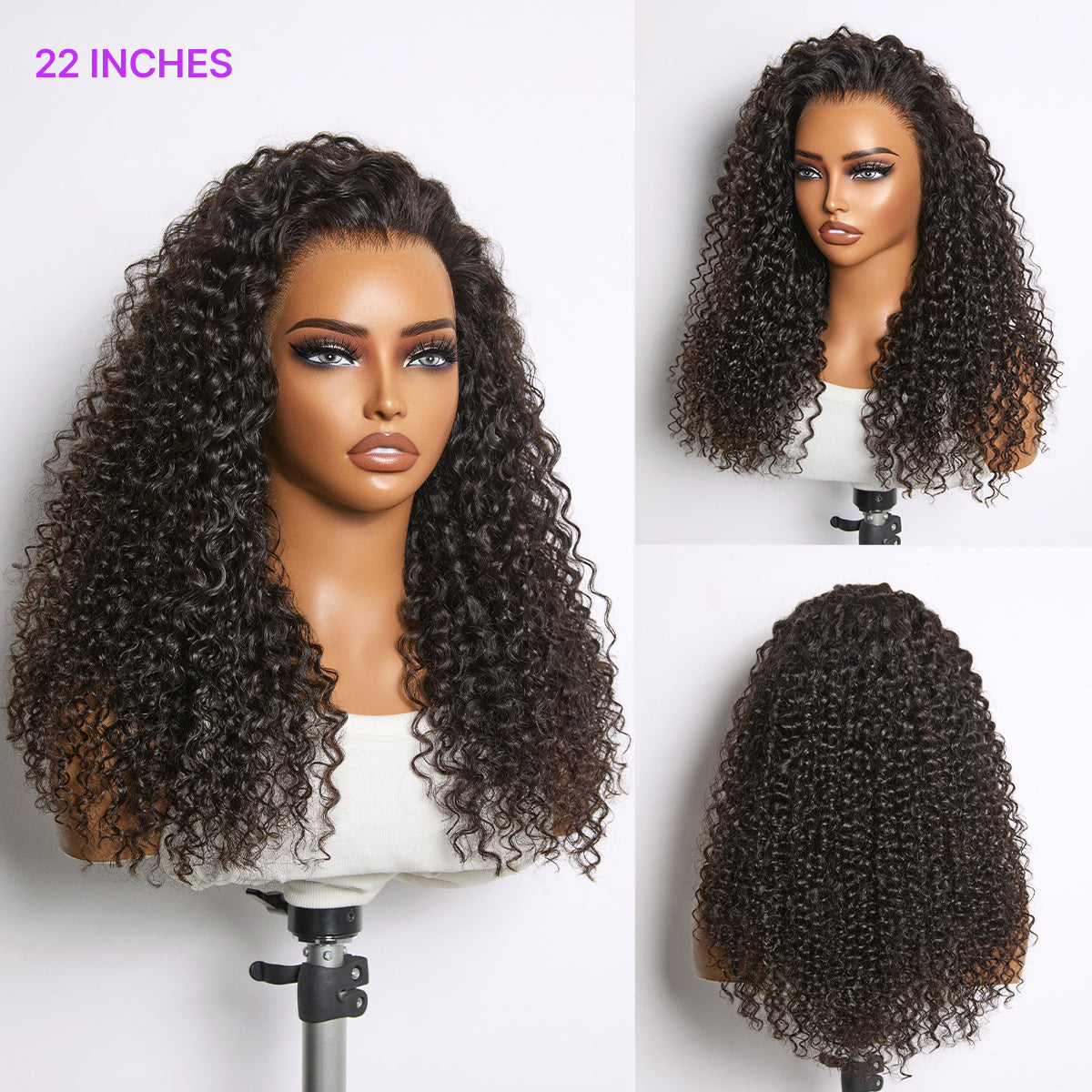 MyOwn-Fit 360 HD Lace Free Parting Water Wave Wig Flexi-Fit Invisi Drawstring Cap & Pre-Cut Lace