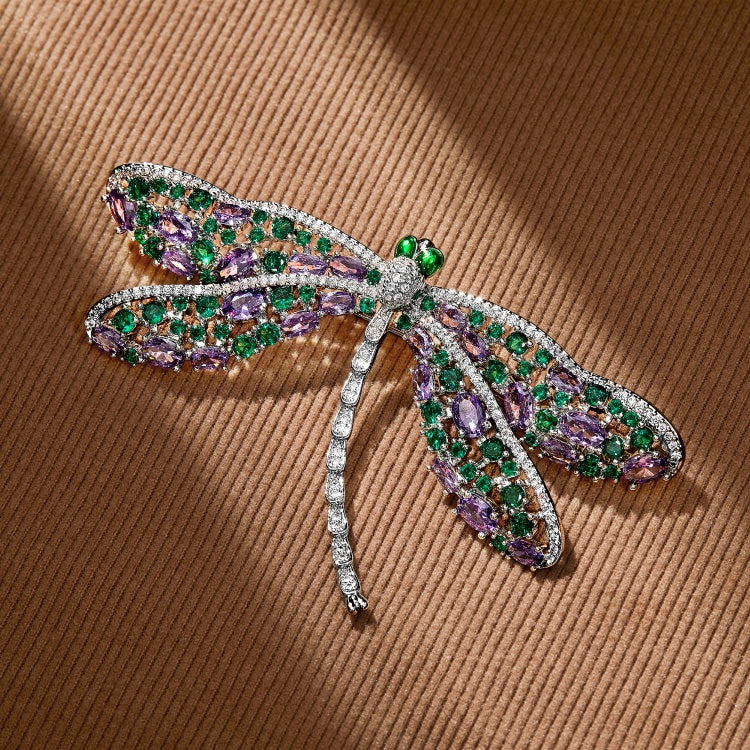 Halo Hair Style VIP | Dragonfly Brooch