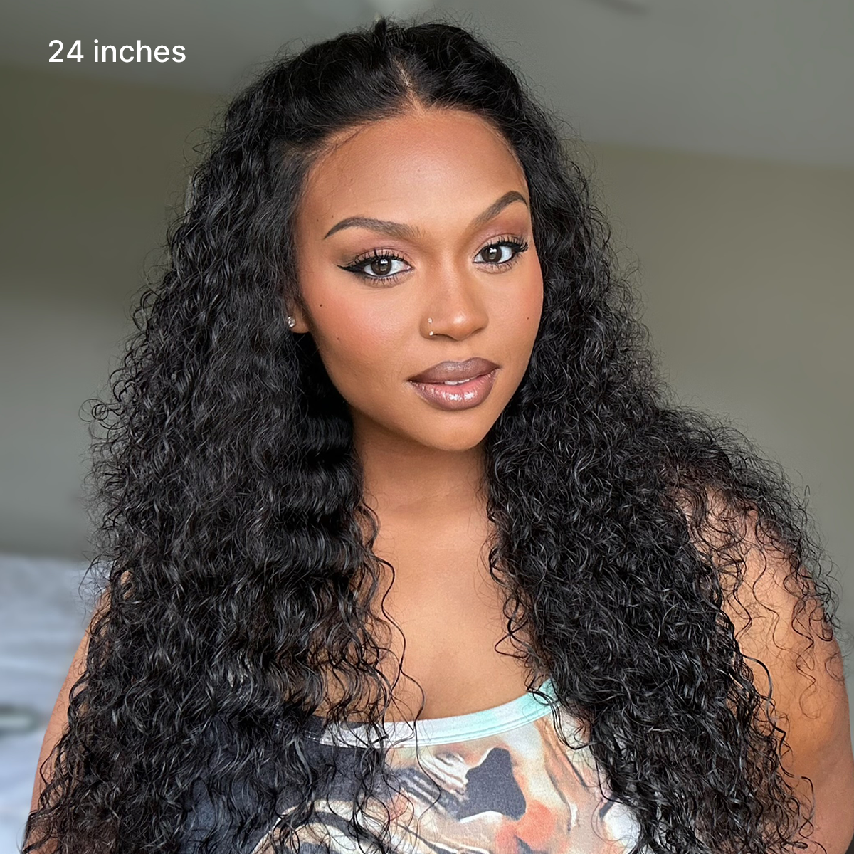 Halo Hair Style All-Day Comfort Wig 200% Density Deep Wave Glueless 7x6 Closure HD Lace Human Hair Wig Pre-Cut Lace