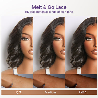 Halo Hair Style All-Day Curl Hold Premier Grade Hair SilkShield PartingMax Loose Wave Glueless 7x6 HD Lace Long Wig Pre-Cut Lace