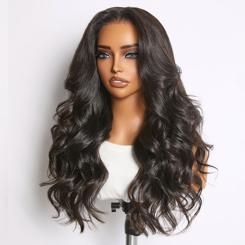 Halo Hair Style All-Day Comfort PartingMax 7x6 HD Lace Glueless Wig Soft Loose Wave Human Hair Wig Pre-Cut Lace - US Only