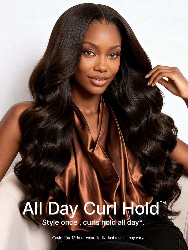 Melted Hair All-Day Curl Hold™ Premier Grade Hair SilkShield™ PartingMax Loose Wave Glueless 7x6 HD Lace Long Wig Pre-Cut Lace-14