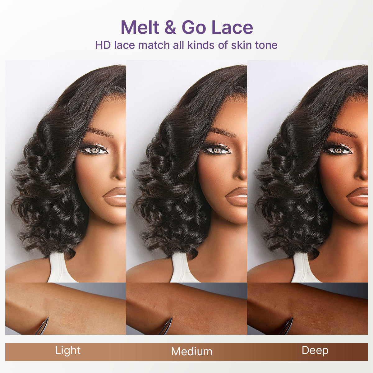 All-Day Curl Hold Premier Grade Hair 250% Density Loose Wave SilkShield Glueless 13x4 HD Lace Front Wig Pre-Cut Lace Flexi-Fit Drawstring Cap