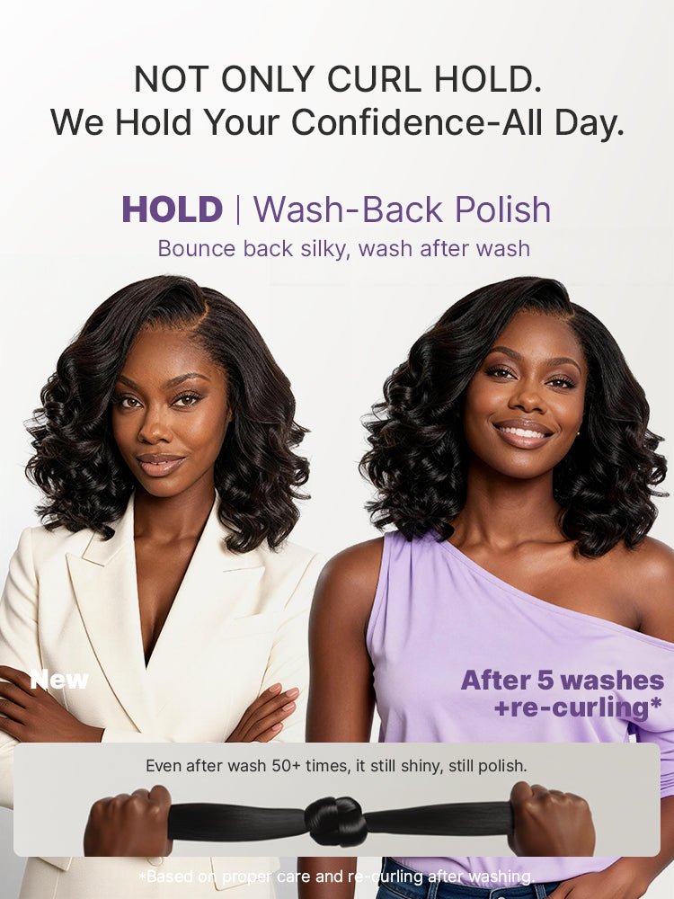 All-Day Curl Hold Premier Grade Hair 250% Density Loose Wave SilkShield Glueless 13x4 HD Lace Front Wig Pre-Cut Lace Flexi-Fit Drawstring Cap-12