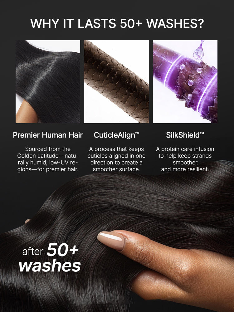 Melted Hair All-Day Curl Hold™ Premier Grade Hair Shoulder Length Body Wave CuticleAlign™ PartingMax Glueless 7x6 HD Lace Wig Pre-Cut Lace-35