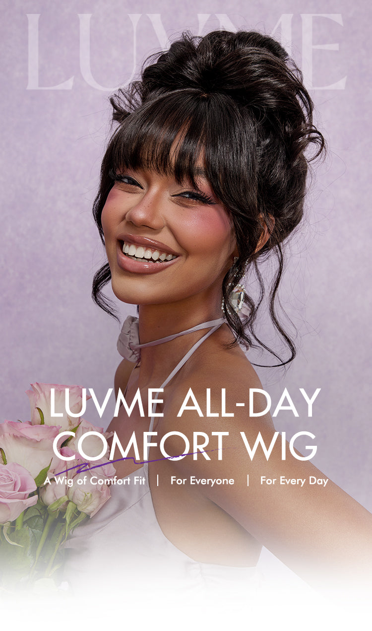 Melted Hair All-Day Comfort™ Wig 180% Density Loose Body Wave Glueless 7x6 Closure HD Lace Human Hair Wig with Bangs Pre-Cut Lace-51