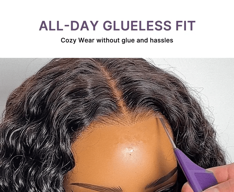 Melted Hair All-Day Comfort Wig 180% Density Soft & Full Water Wave Glueless 7x6 Closure HD Lace Human Hair Wig Pre-Cut Lace-18