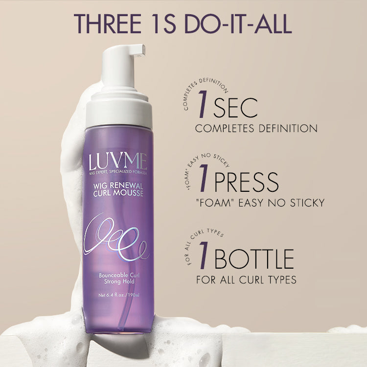 US Only | Wig Curl Mousse with Coconut Oil & Leave-in Conditioner