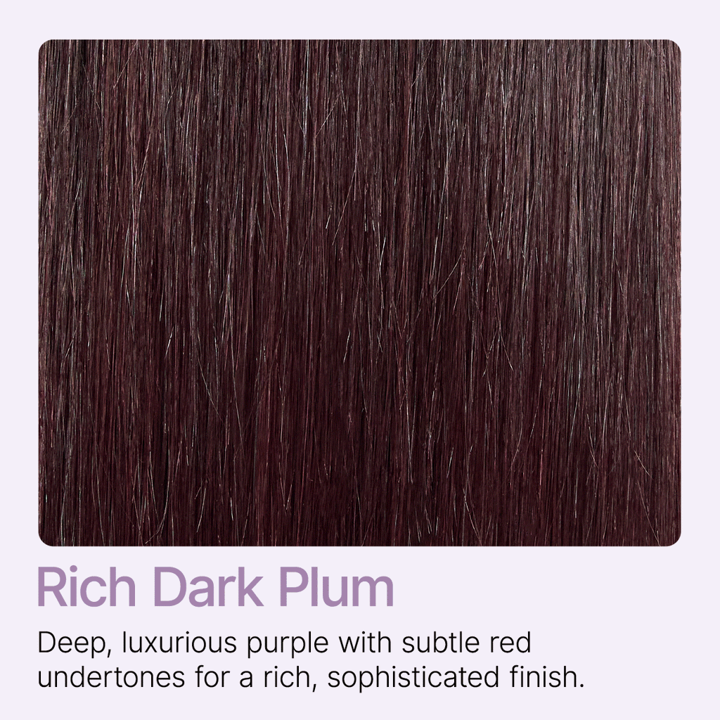 Halo Hair Style All-Day Comfort Wig 180% Density Rich Dark Plum Bone Straight with Baby Hair PartingMax Glueless 7x6 Closure HD Lace Wig Pre-Cut Lace