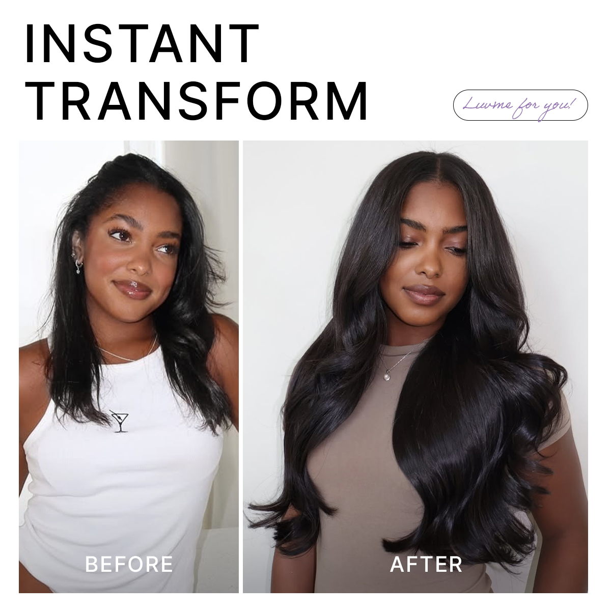 Halo Hair Style All-Day Comfort Wig PartingMax Glueless 7x6 Closure HD Lace Loose Body Wave Long Wig Pre-Cut Lace