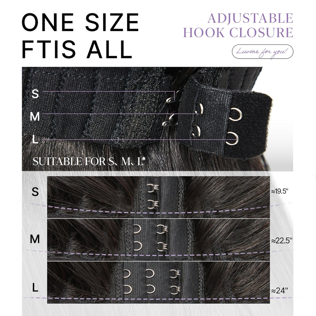 US Only | Halo Hair Style All-Day Comfort Wig 180% / 250% Density Bone Straight with Baby Hair PartingMax Glueless 7x6 Closure HD Lace Wig Pre-Cut Lace