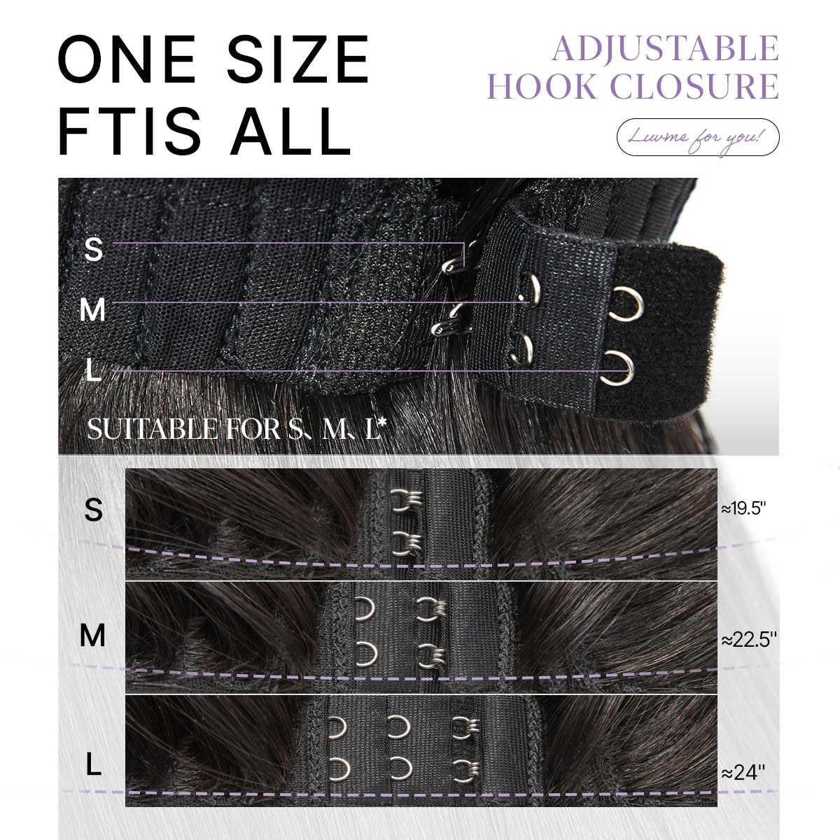 US Only | Halo Hair Style All-Day Comfort Wig 180% / 250% Density Bone Straight with Baby Hair PartingMax Glueless 7x6 Closure HD Lace Wig Pre-Cut Lace