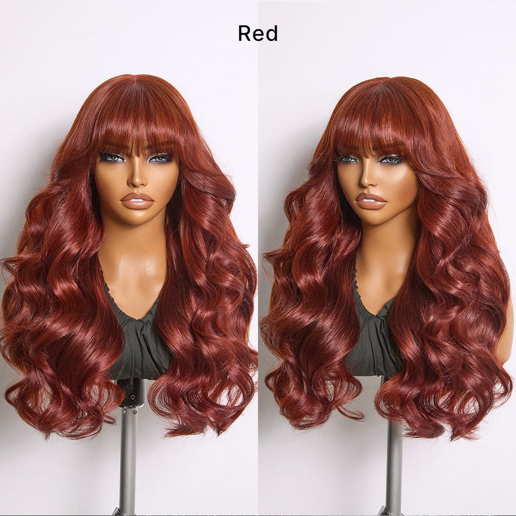 Melted Hair Natural Black Body Wave Wig 13x6 Frontal Wig – Style 3578