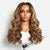 Halo Hair Style All-Day Comfort Wig 180% Density PartingMax Glueless 7x6 Closure HD Lace Blonde Highlight Loose Wave Wig Pre-Cut Lace