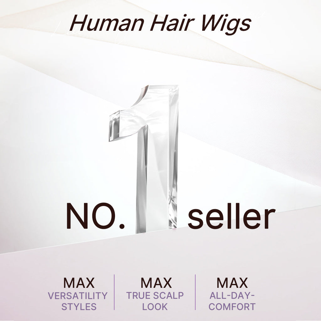 Halo Hair Style All-Day Comfort Wig 180% Density PartingMax Glueless 7x6 Closure HD Lace Blonde Highlight Loose Wave Wig Pre-Cut Lace