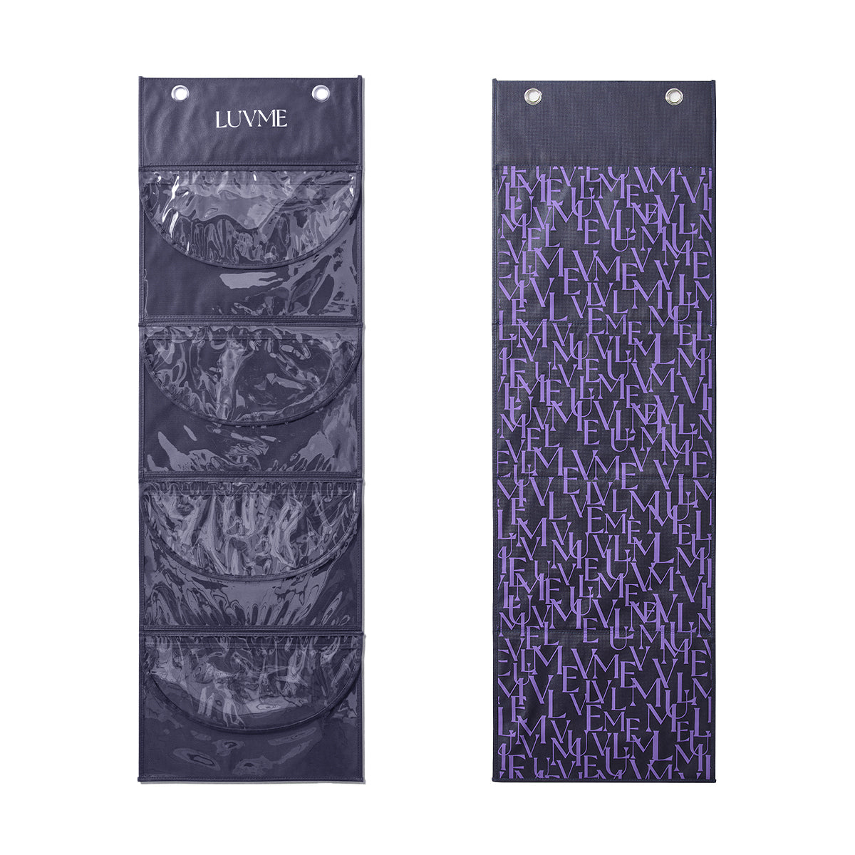 Halo Hair Style 4-Pack Purple Wig Storage Bags, Dust-Proof Hair Extension Carriers