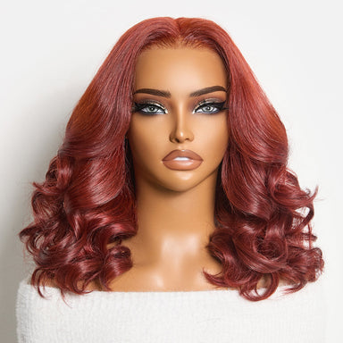 Melted Hair Natural Black Body Wave Wig 13x6 Frontal Wig – Style 6330
