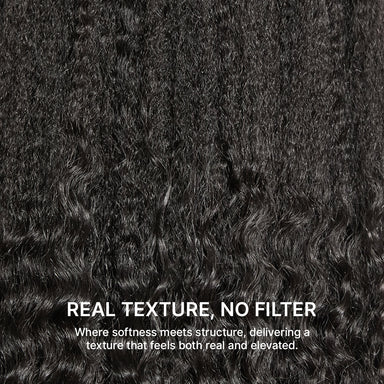 Halo Hair Style All-Day Comfort Wig PartingMax Natural Black Kinky Straight to Curly 7x6 Closure HD Lace Glueless Wig Pre Cut Lace