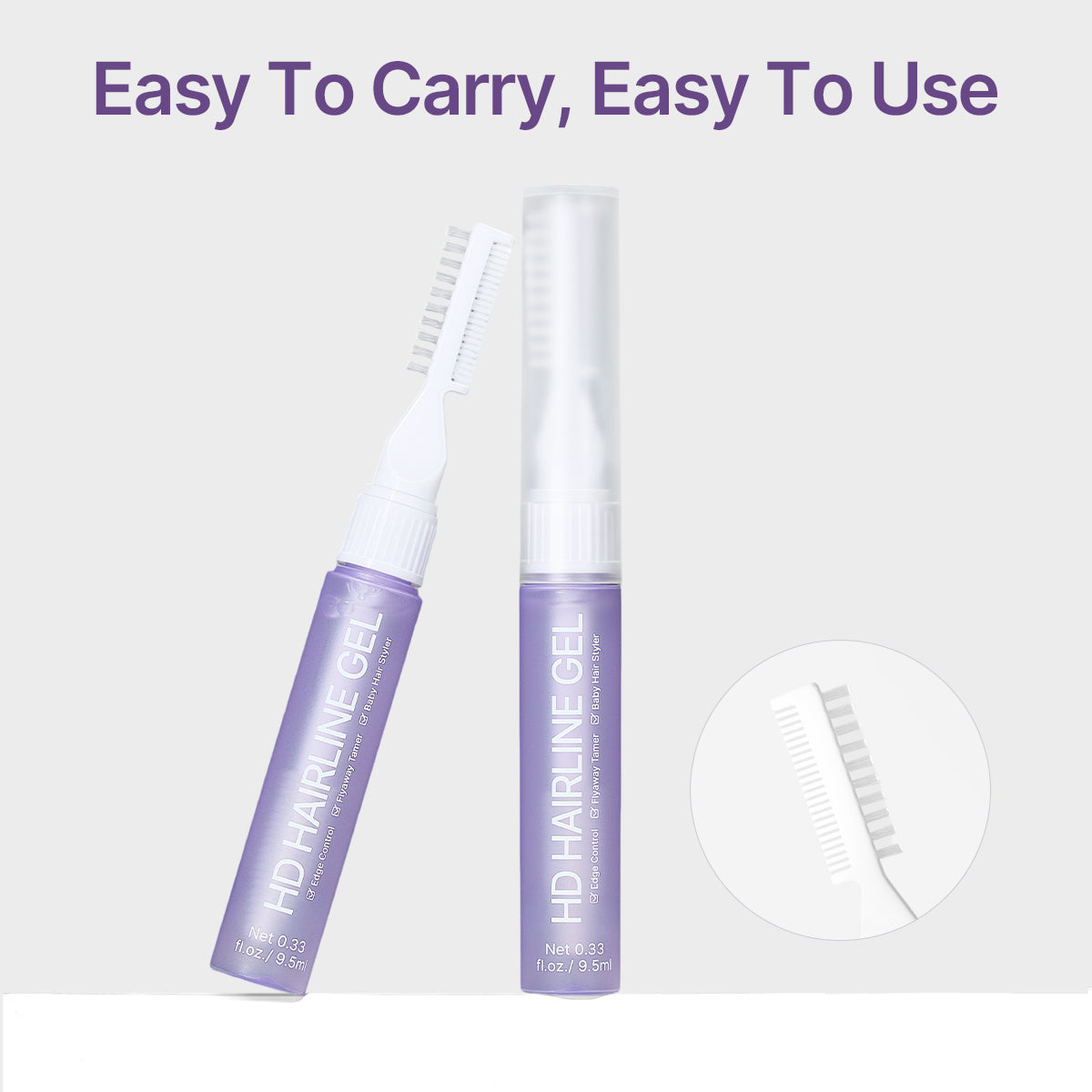 US Only | Halo Hair Style Edge Control Stick 2.0 - Strong Hold for Wigs, Portable Hair Styling Tool