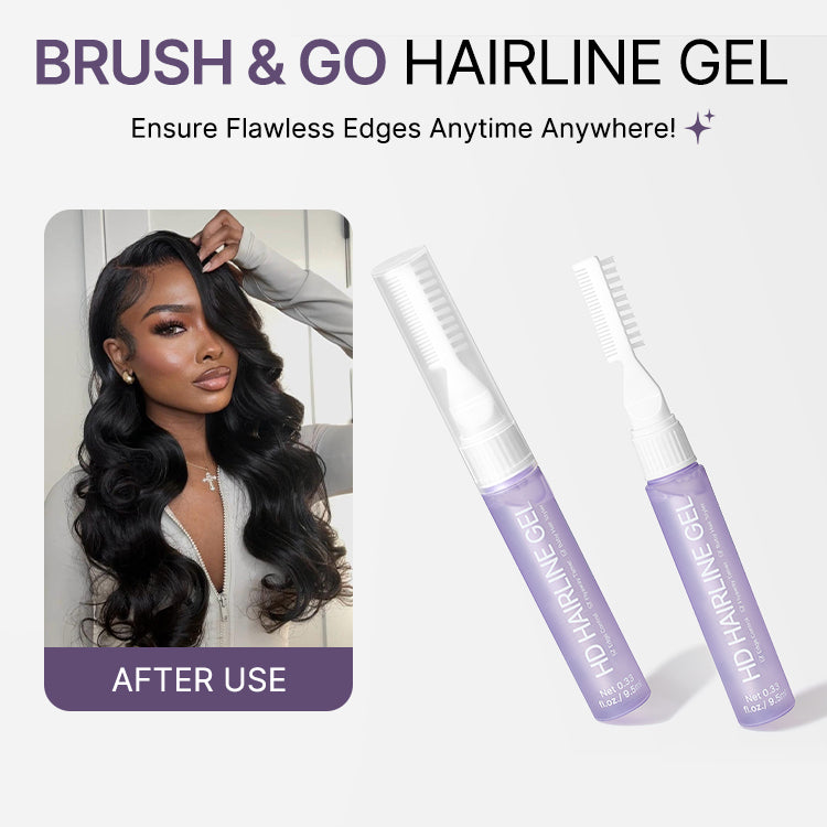 US Only | Halo Hair Style Edge Control Stick 2.0 - Strong Hold for Wigs, Portable Hair Styling Tool
