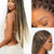 OwnScalp 613 Blonde Lightweight Salon-Like Braids with a Real Scalp Look Full HD Lace Knotless Box Braided Wig Drawstring Cap - US Only