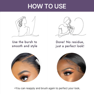 US Only | Halo Hair Style Edge Control Stick 2.0 - Strong Hold for Wigs, Portable Hair Styling Tool
